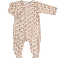 Bonjour Little Combinaison Bébé Day et Night Velours Californian Poppy - Outlet