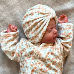 Bonjour Little Combinaison Bébé Day et Night Velours Californian Poppy - Outlet