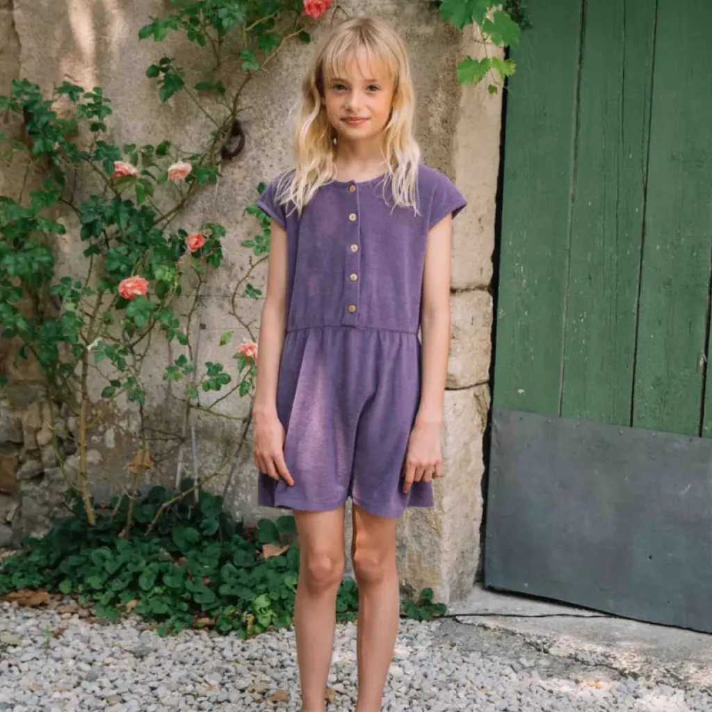 Studio Bohème Combishort Loulou Terry Grape Jam - New