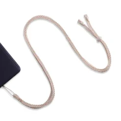 Maaÿaz Cordon de Téléphone Gold Silver Tresse - Discount