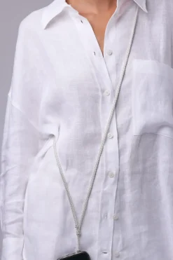 Maaÿaz Cordon de Téléphone Tresse Argent - Sale