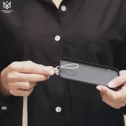 Maaÿaz Cordon de Téléphone Tresse Argent - Sale