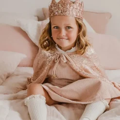 Luciole et Petit Pois Couronne Sequins Roses - Luciole et Petit Toi Outlet