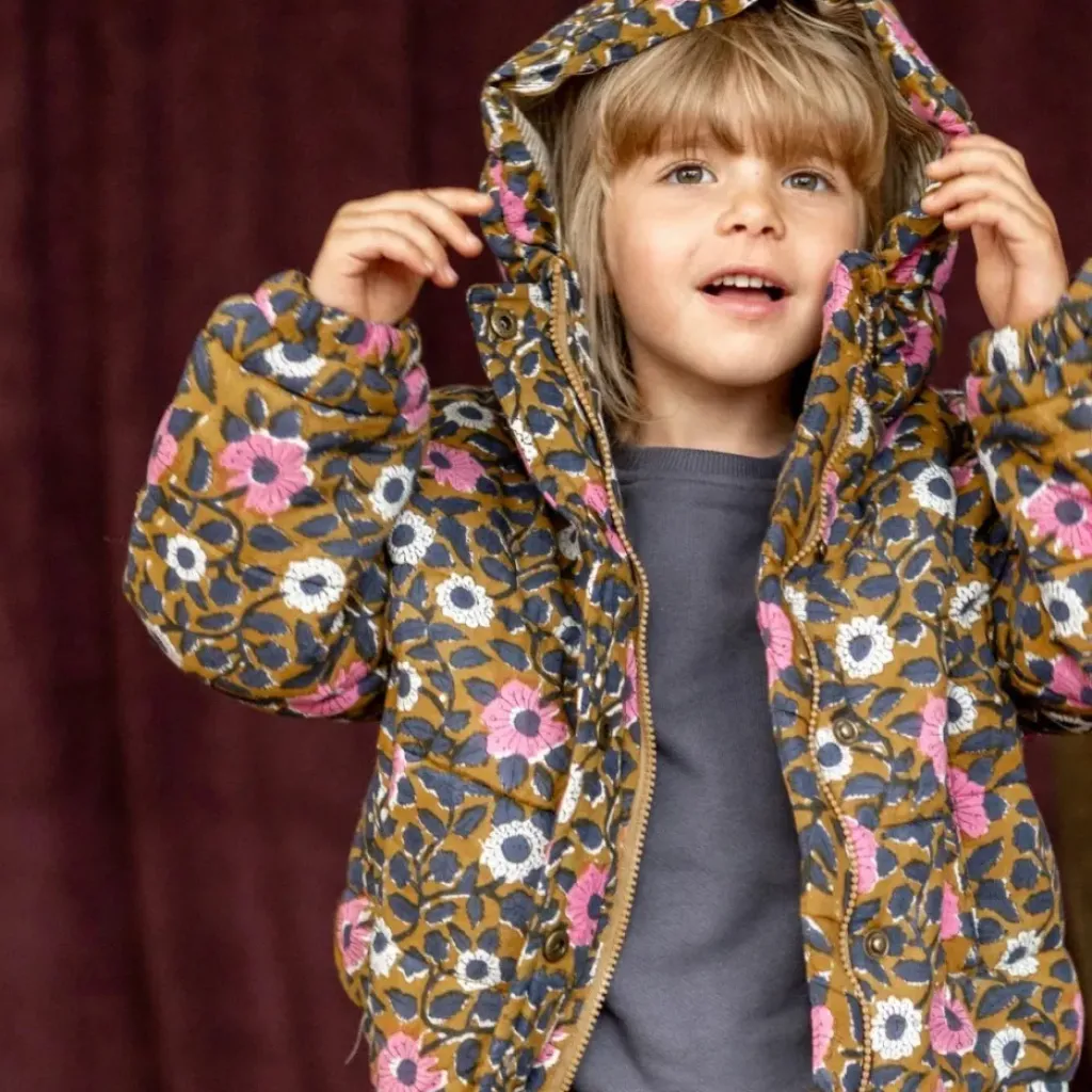 Apaches Collections Doudoune Feli Cœur Tapenade - New