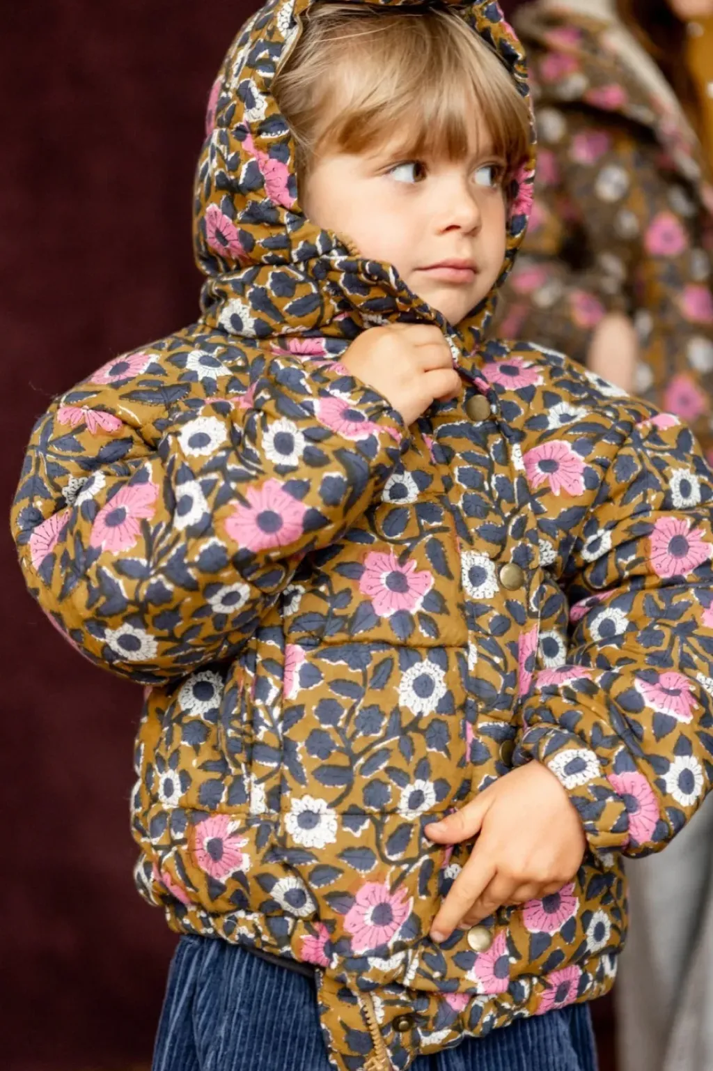 Apaches Collections Doudoune Feli Cœur Tapenade - New