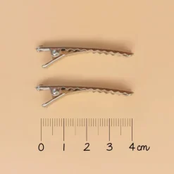 Luciole et Petit Pois Duo de Barrettes Coquillages Roses - Best