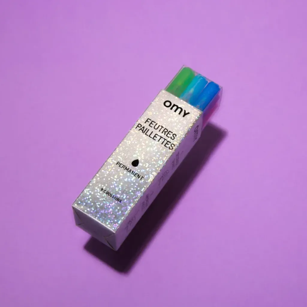 OMY Feutres Pailletés - Discount