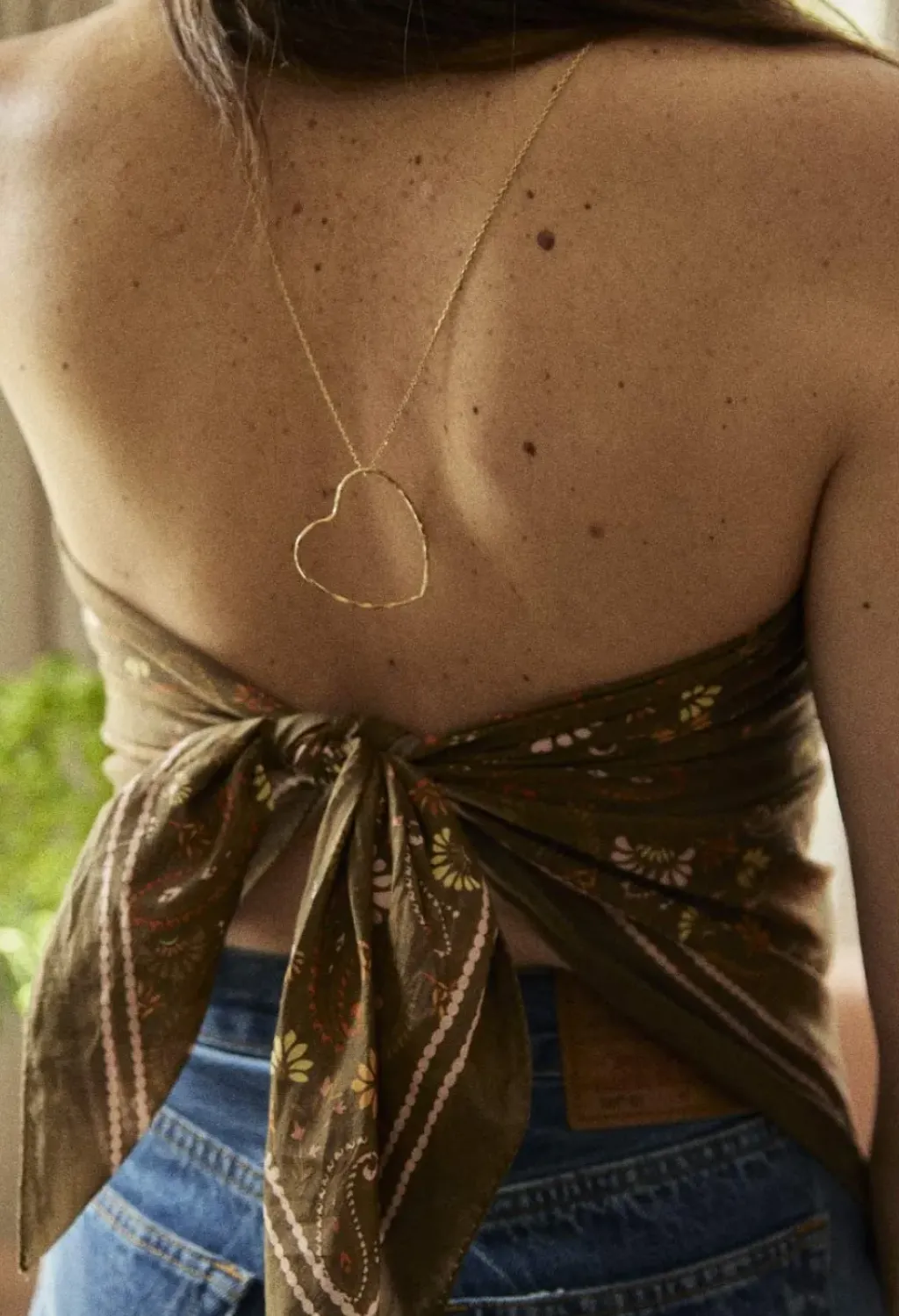 Gabrielle Paris Foulard Cachemire Olive - Outlet