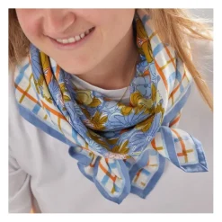 Bonheur du Jour Foulard Indien Magic Garden Pervenche - Online