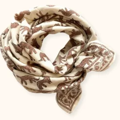 Apaches Collections Foulard Latika Bengale Latte - Clearance