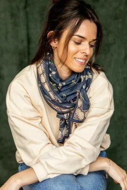 Apaches Collections Foulard Latika Cerisier Orage - Fashion