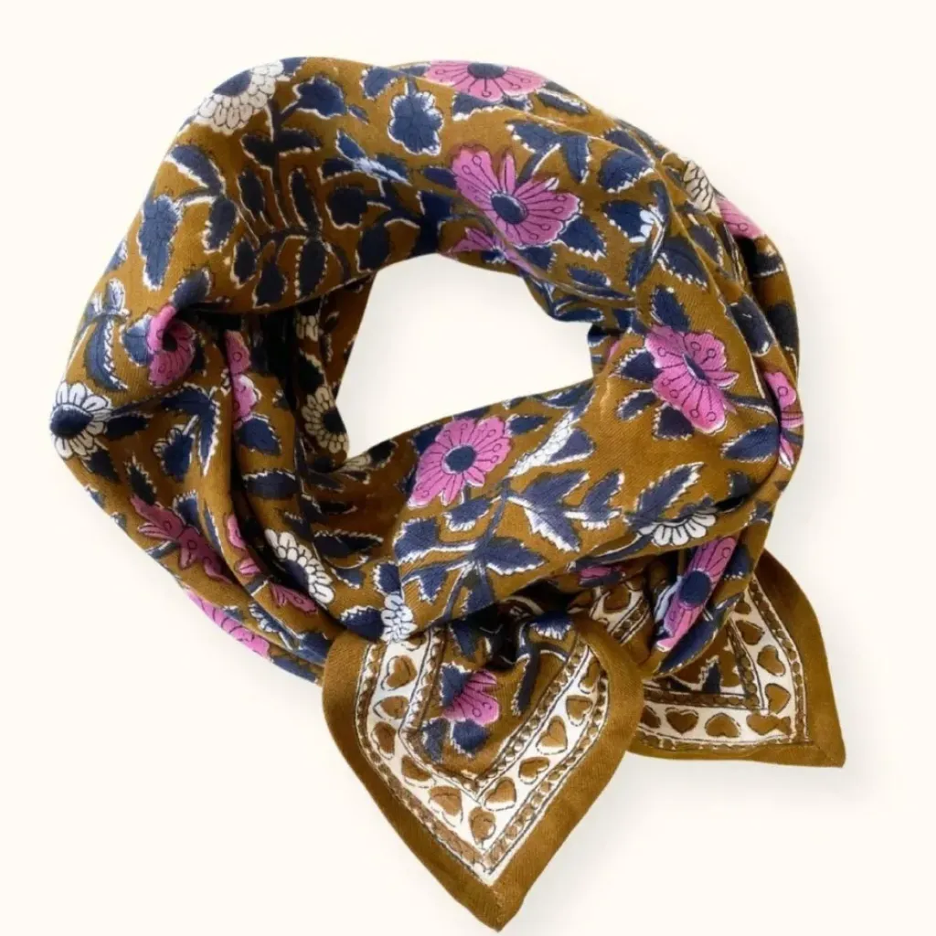 Apaches Collections Foulard Latika Cœur Tapenade - Best