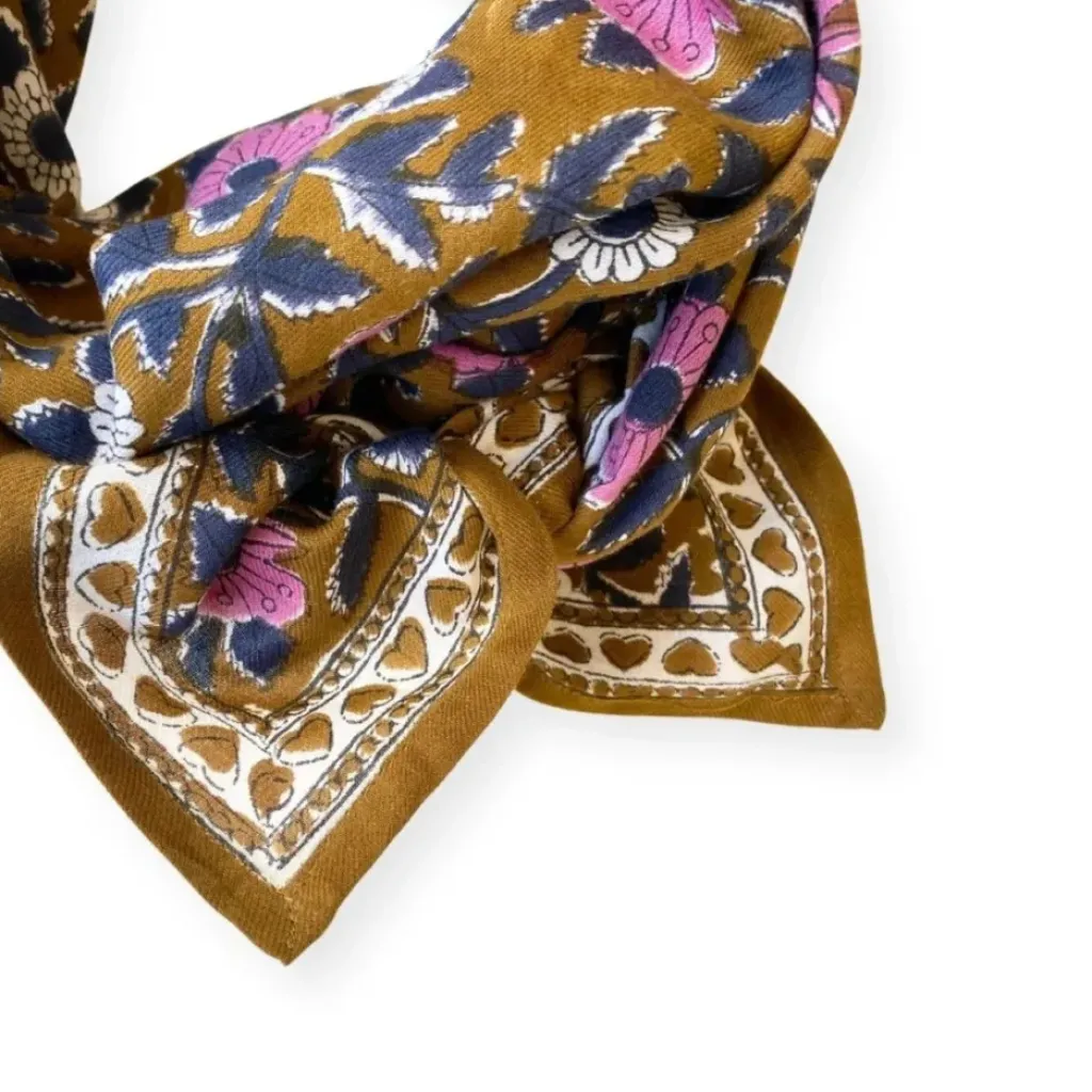Apaches Collections Foulard Latika Cœur Tapenade - Best