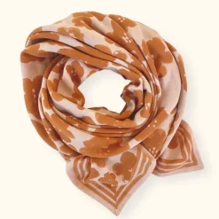 Apaches Collections Foulard Latika Flora Bold Orange - Clearance