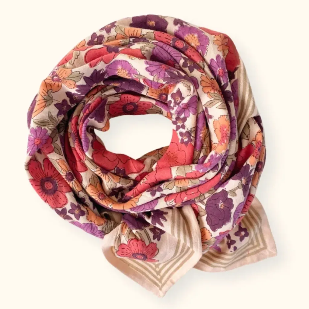 Apaches Collections Foulard Latika Joy Macadamia - Discount