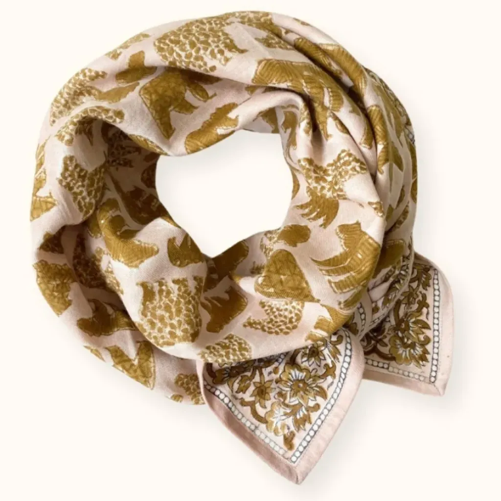 Apaches Collections Foulard Latika Ours Macadamia - Online