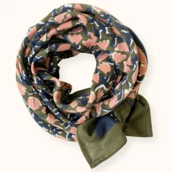 Apaches Collections Foulard Latika Tulipe Kaki - Fashion