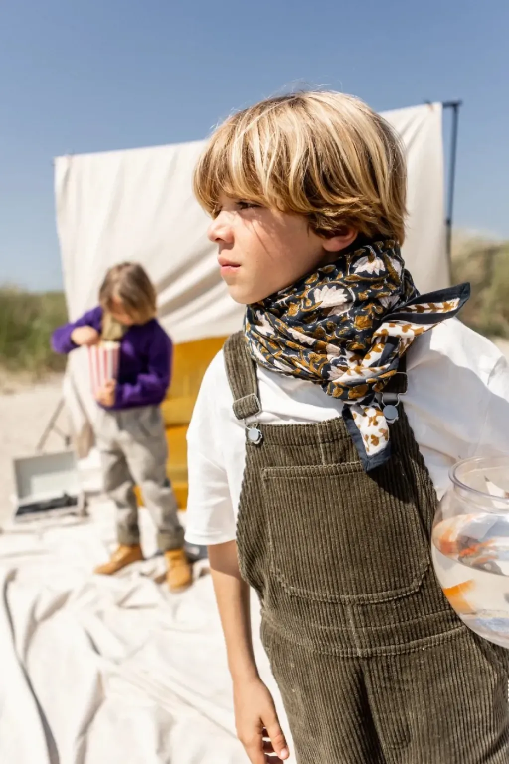 Apaches Collections Foulard Latika Éventail Orage - Sale