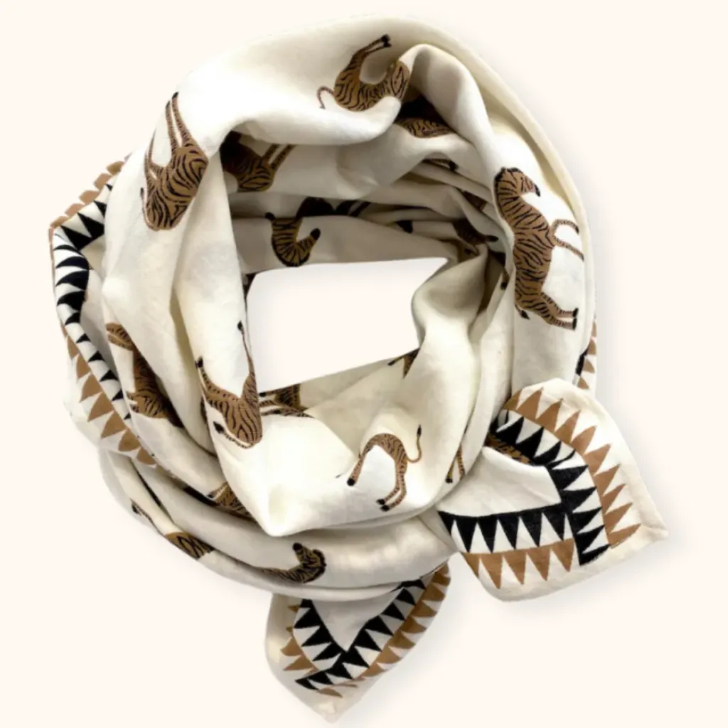Apaches Collections Foulard Latika Zèbre Coco - Online