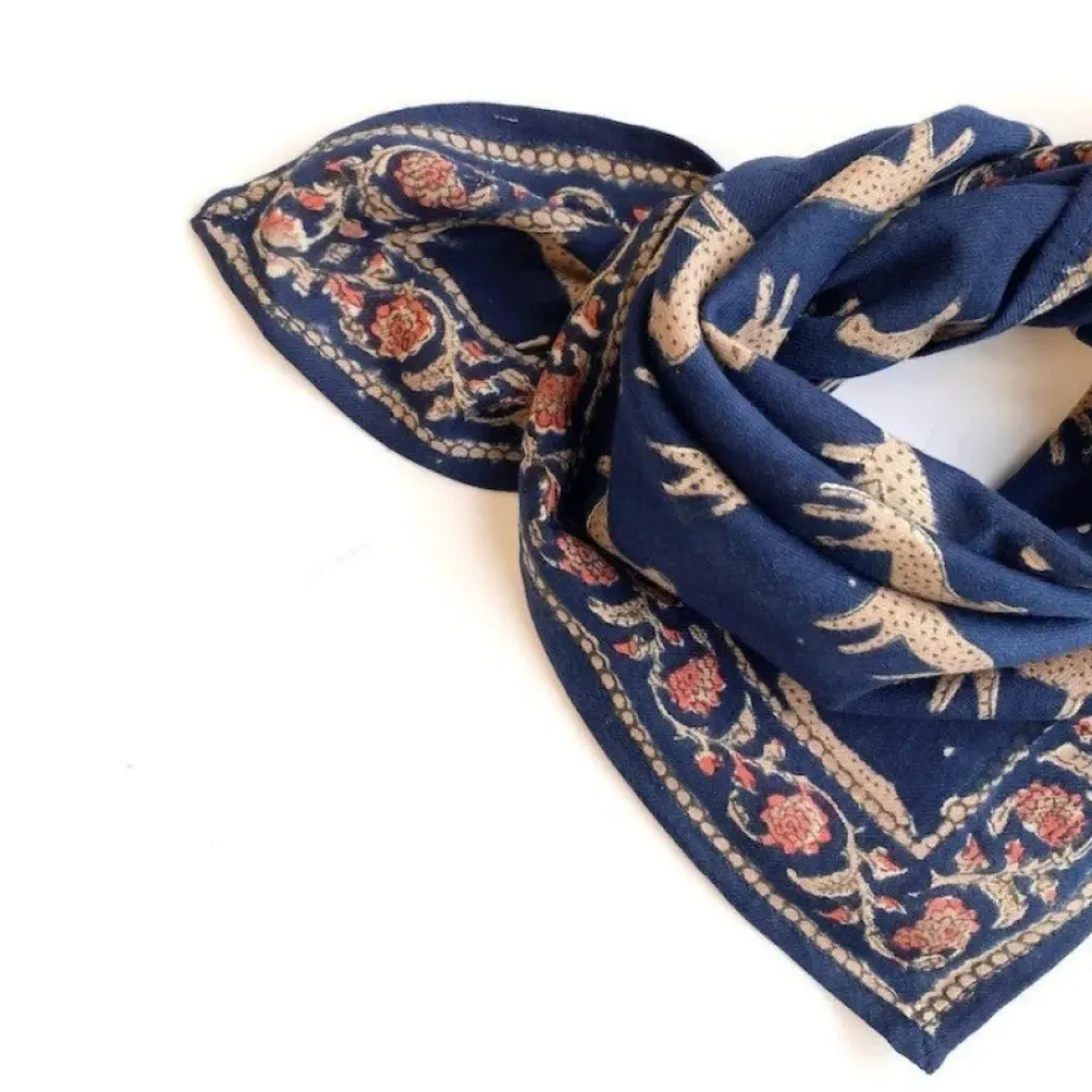 Apaches Collections Foulard Manika Bengale Minuit - Sale