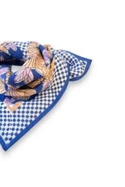 Apaches Collections Foulard Manika Bloom Bleu Klein - Outlet