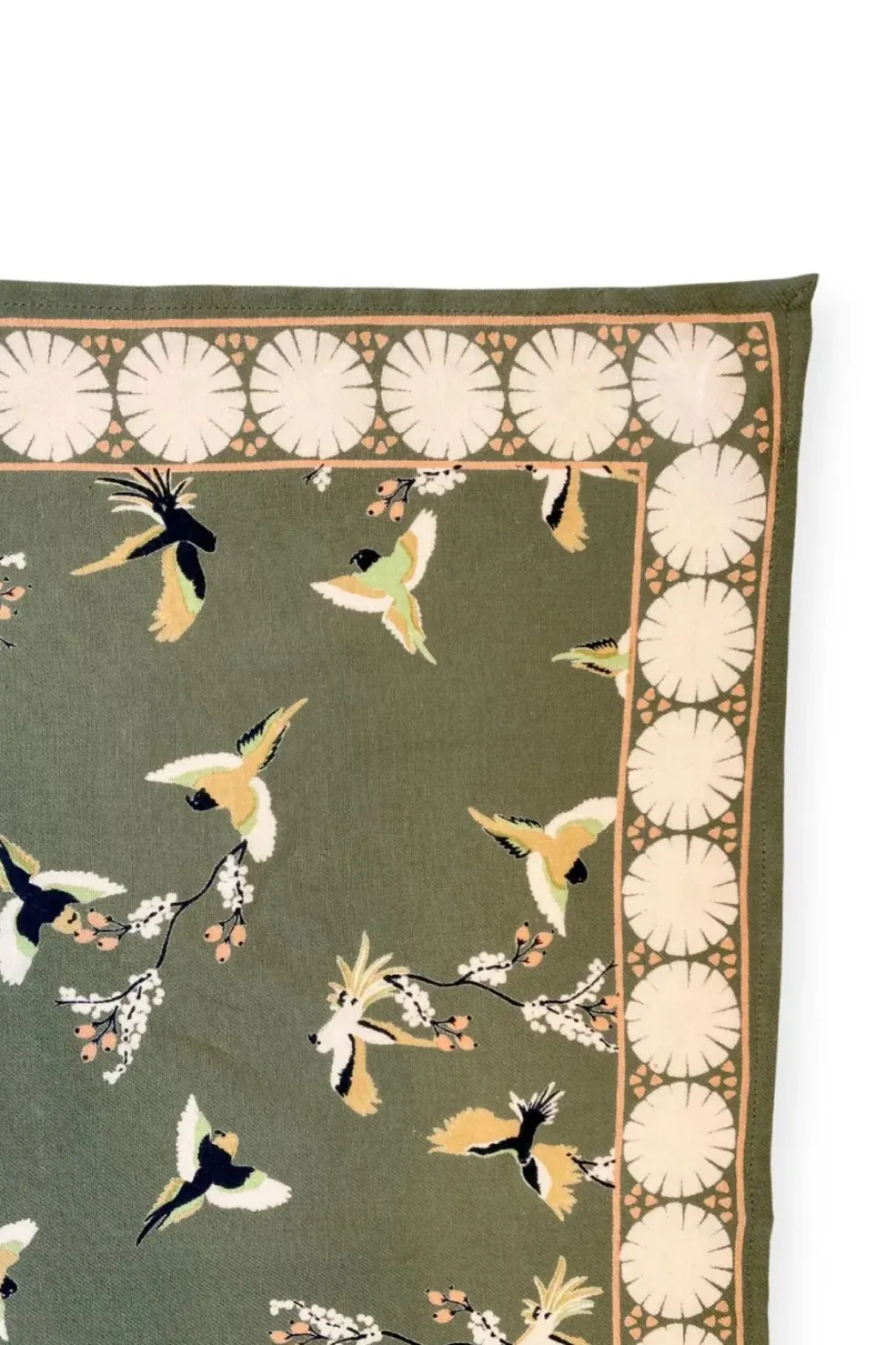 Apaches Collections Foulard Manika Cerisier Eucalyptus - Sale