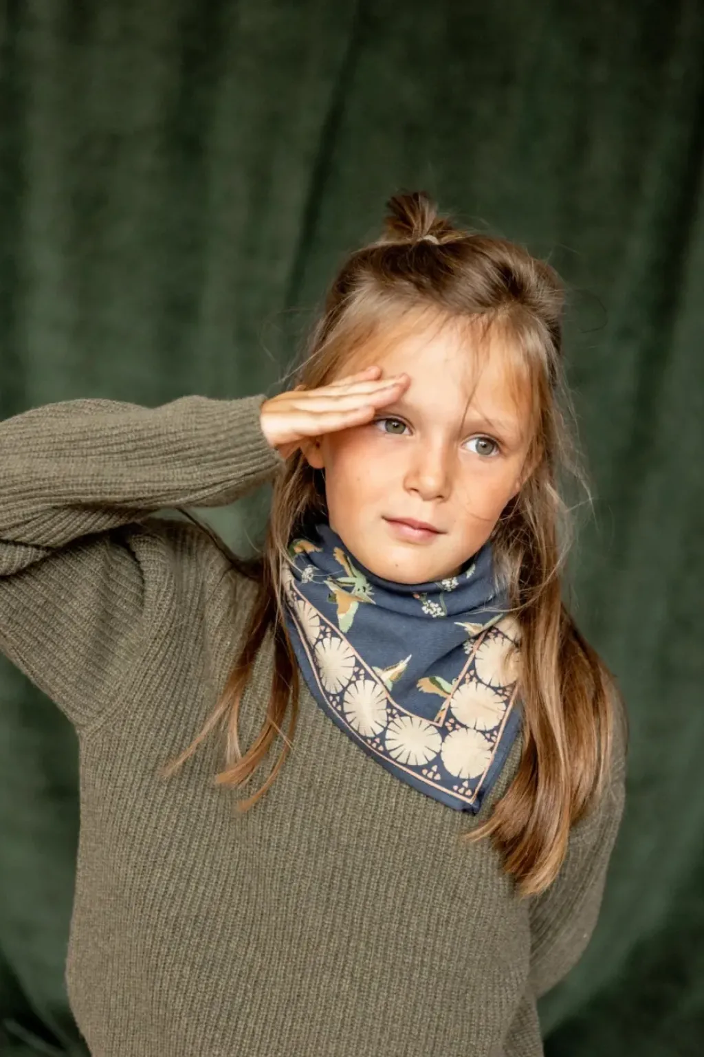 Apaches Collections Foulard Manika Cerisier Orage - Clearance