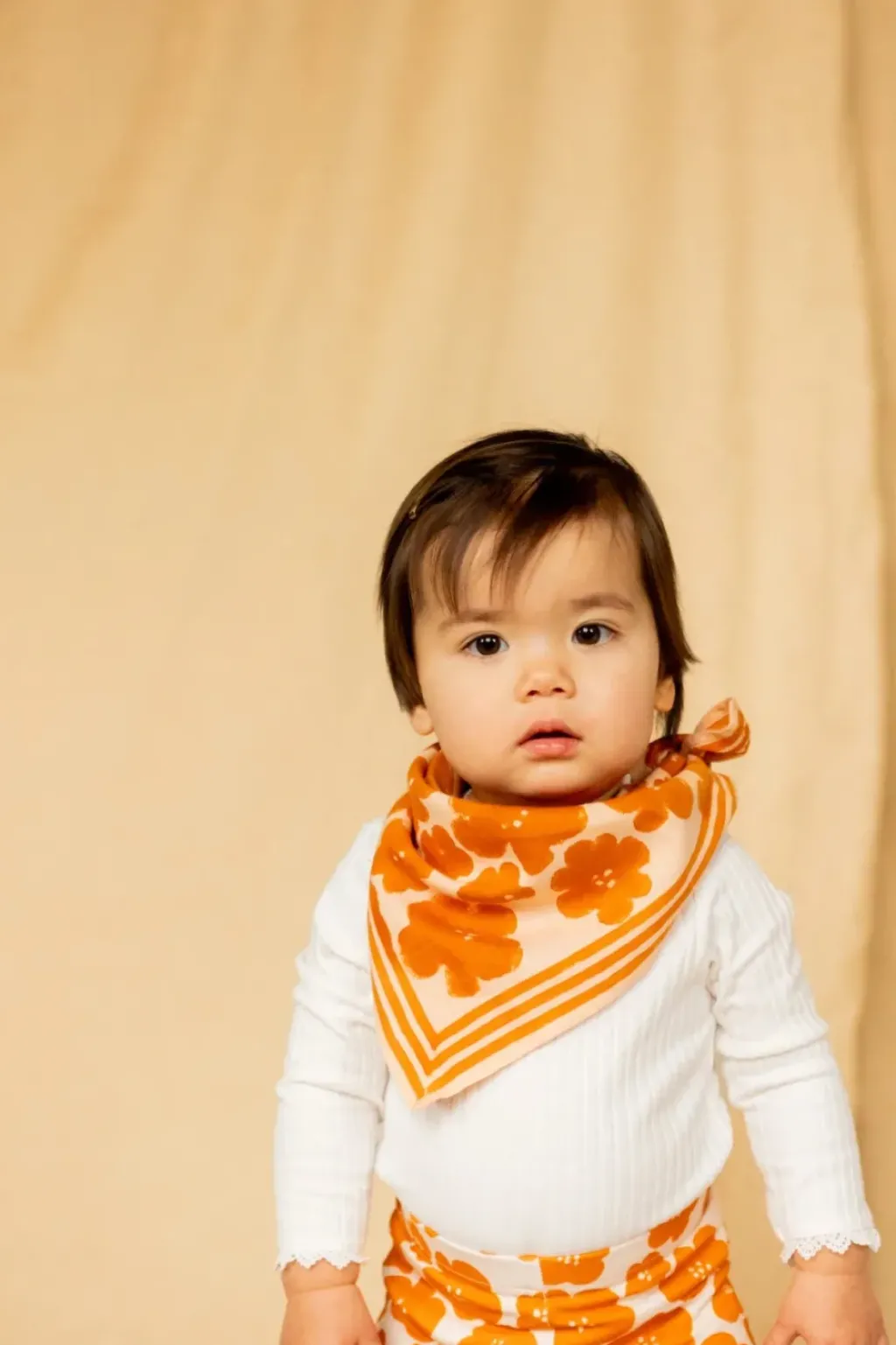 Apaches Collections Foulard Manika Flora Bold Orange - Fashion
