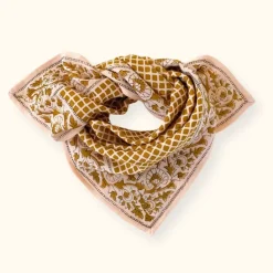 Apaches Collections Foulard Manika Mosaïc Tobacco - Fashion