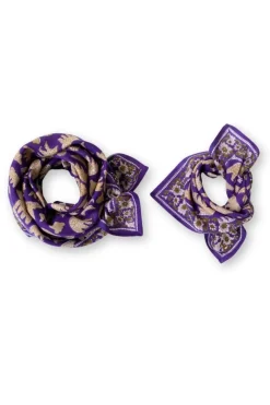 Apaches Collections Foulard Manika Ours Violet - Hot