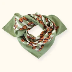 Apaches Collections Foulard Manika Pop Corn Olive - Outlet