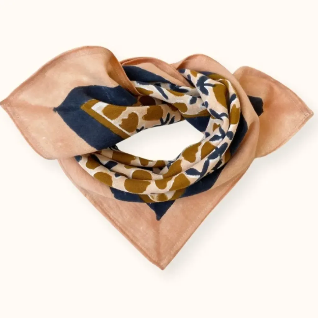 Apaches Collections Foulard Manika Tulipe Macadamia - Outlet