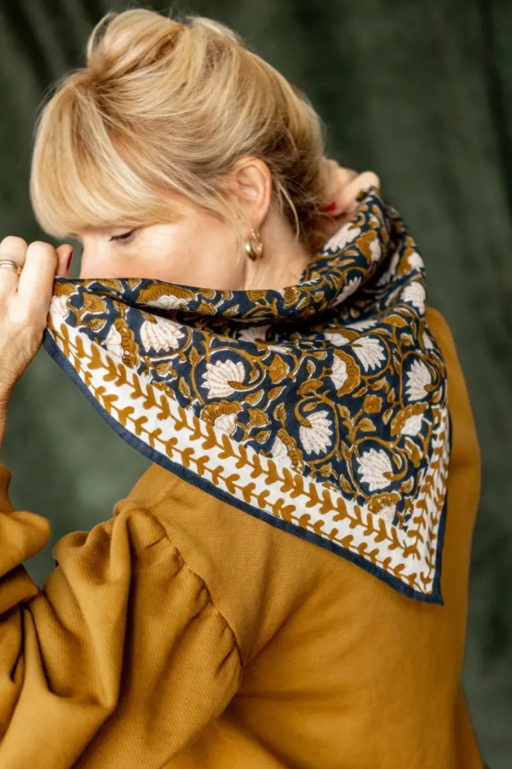 Apaches Collections Foulard Manika Éventail Orage - Fashion