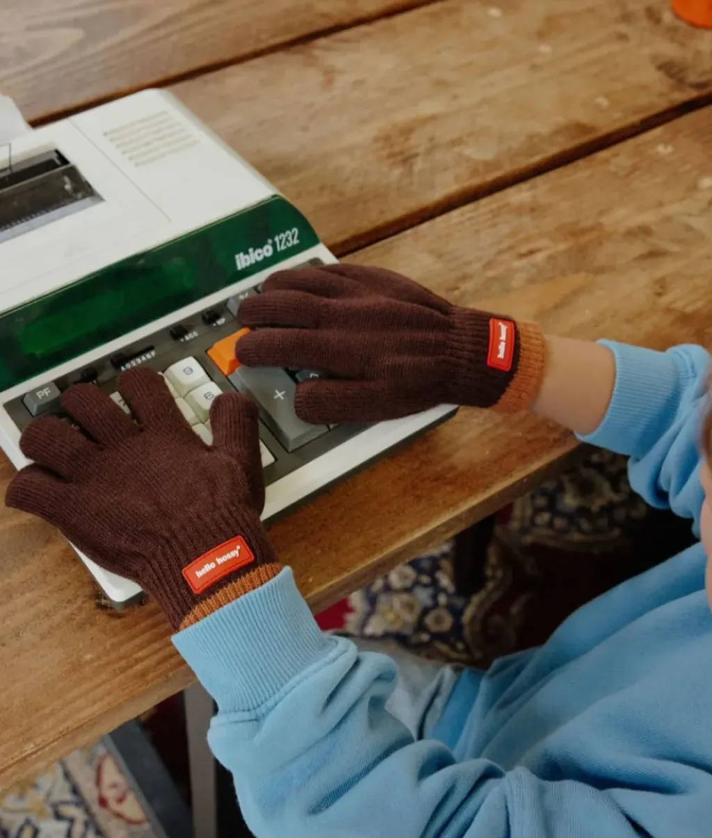 Hello Hossy Gants Handy Chocolate - Fashion