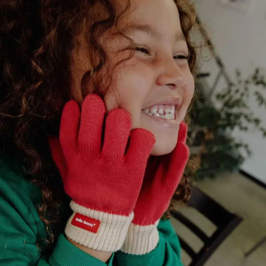 Hello Hossy Gants Handy Framboise - Fashion