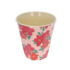 Petit Toi Grand Verre à Fleurs Rouge - Best