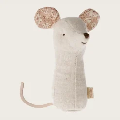 Maileg Hochet Souris Blanc - Fashion