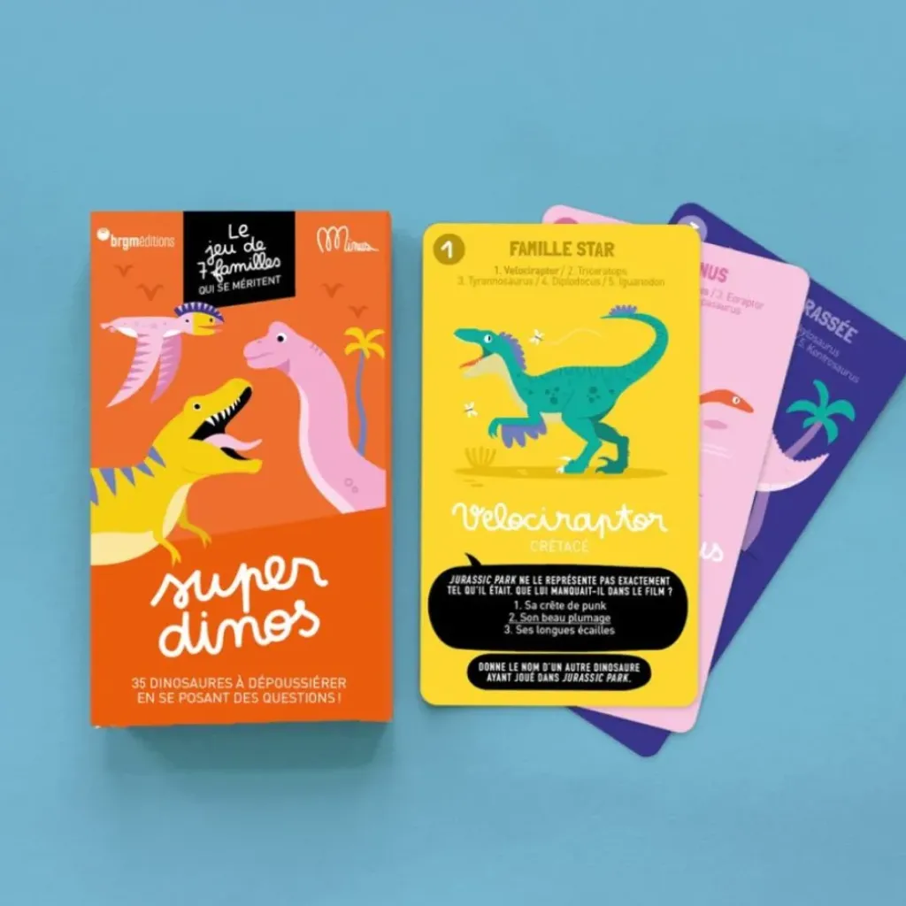 minus Jeu de 7 Familles Dinos - Sale