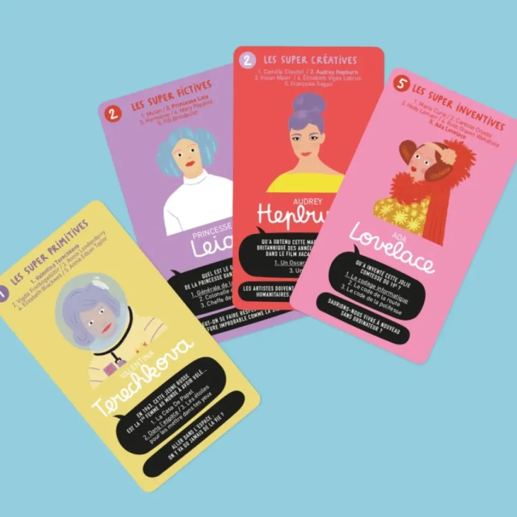 minus Jeu de 7 Familles Super Nanas - Fashion