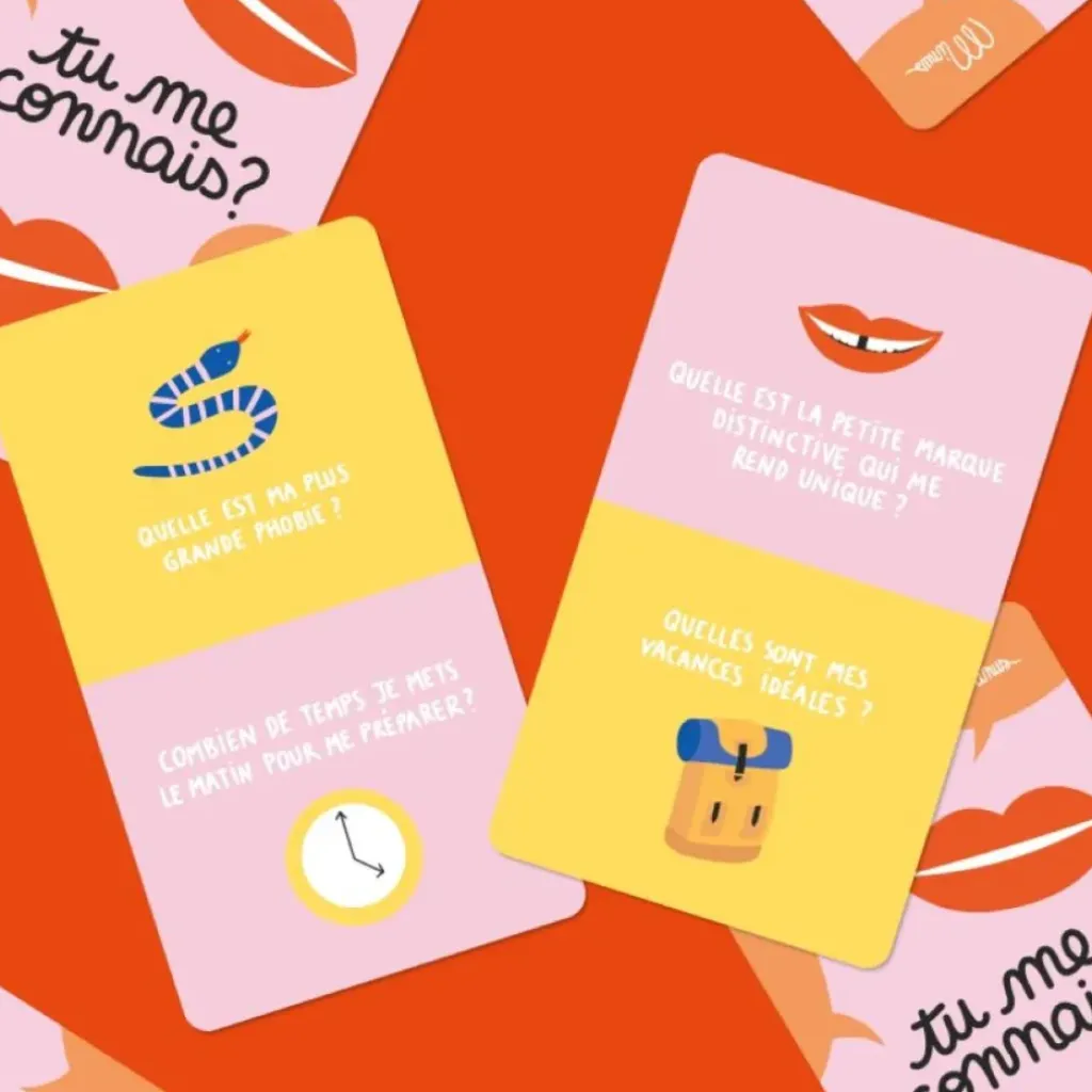minus Jeu de Cartes Tu me Connais ? - Fashion