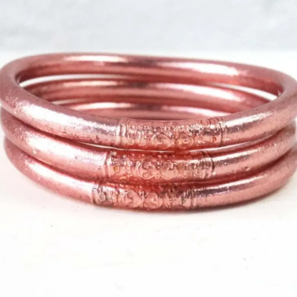 Chérie Sheriff Jonc Bouddhiste Epais Rose Gold - Discount