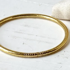 Chérie Sheriff Jonc Bouddhiste Fin Or Clair - Outlet