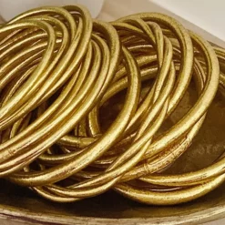 Chérie Sheriff Jonc Bouddhiste Fin Or Clair - Outlet