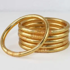 Chérie Sheriff Jonc Bouddhiste Épais Or Clair - Best