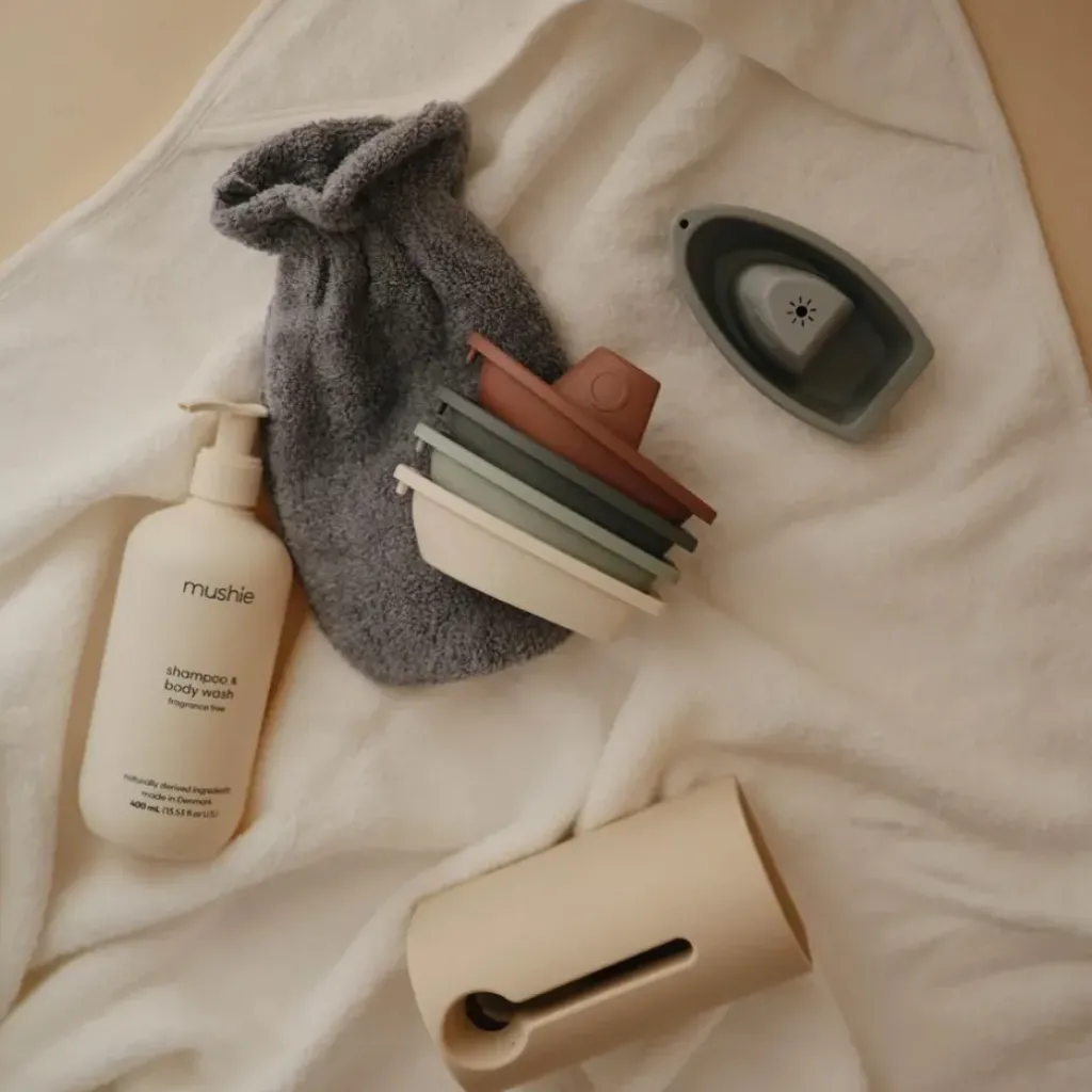 Mushie Jouets de Bain Bateaux Natural - Hot