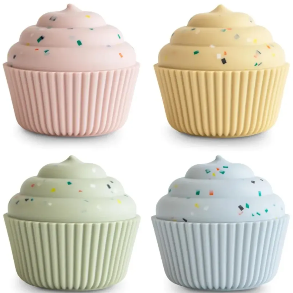 Mushie Jouets de Bain Cupcakes - Best