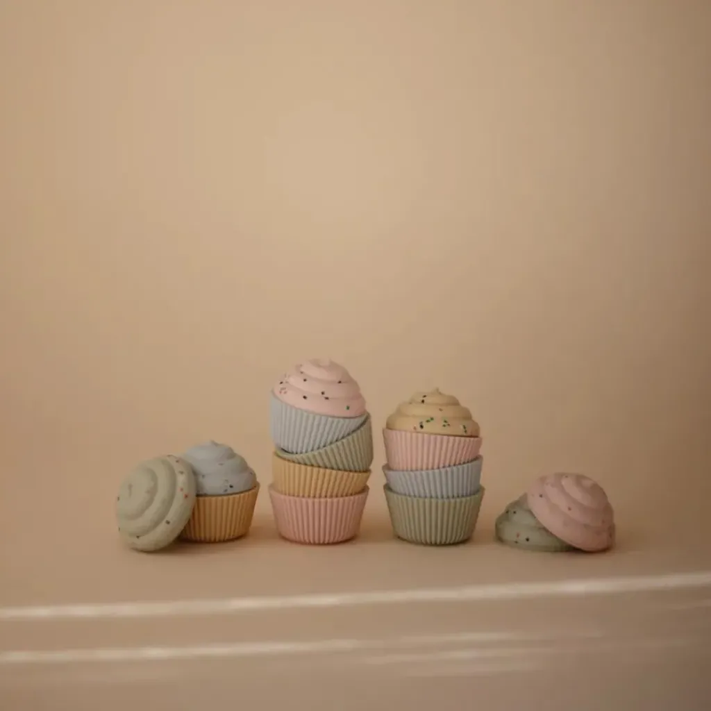 Mushie Jouets de Bain Cupcakes - Best