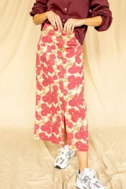 Apaches Collections Jupe Gotama Bloom Macadamia - New