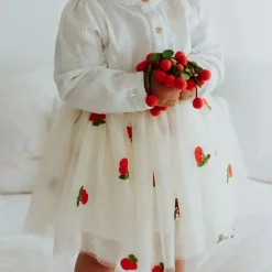 Luciole et Petit Pois Jupe Tutu Cerises - Discount