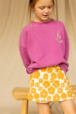 Apaches Collections Jupe-Short Jalpa Flora Bold Orange - Best